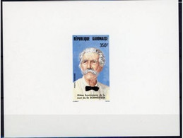 Gabon 1985 Albert Schweitzer Epreuve De Luxe  MNH - Albert Schweitzer