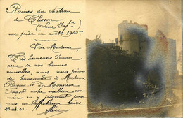 Clisson * Carte Photo 1905 * Le Château - Clisson