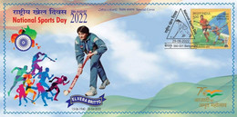 India 2022 Elvera Britto, Captain & Women Hockey Player, Sports And Games, Special Cover(**) Inde Indien - Lettres & Documents