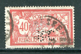 FRANCE- Y&T N°119- Oblitéré Et Perforé - Used Stamps