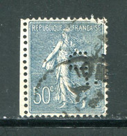 FRANCE- Y&T N°161- Oblitéré Et Perforé - Used Stamps