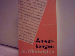 Anmerkungen Für Mitchristen - Sonstige & Ohne Zuordnung