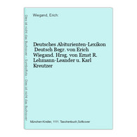 Deutsches Abiturienten-Lexikon  Deutsch - Schoolboeken