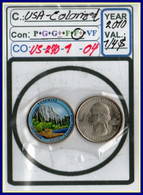 USA::#COINS#NATIONAL PARKS#.COLORIZED SPECIEL QUARTERS#( CO-US-270-1 (04) - 2010-...: National Parks