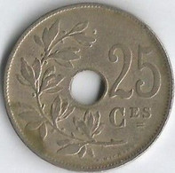 Pièce De Monnaie 25 Centimes 1922  Version Belgique - 25 Cent