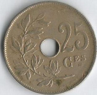 Pièce De Monnaie 25 Centimes 1921  Version Belgique - 25 Cents