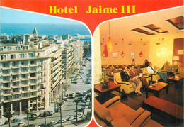 Delcampe - Postcard Spain Palma De Mallorca Hotel Jaime III Multi View - Palma De Mallorca