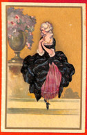 Lib7768 - VINTAGE Illustrated POSTCARD - Glamour, Ladies  CHIOSTRI STYLE - Chiostri, Carlo