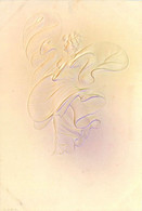 Raphael KIRCHNER ? * CPA Illustrateur Art Nouveau Jugendstil Gaufrée Embossed * Femme & Robe * Dos 1900 Précurseur - Other & Unclassified