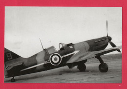 BELLE PHOTO REPRODUCTION AVION PLANE MILITARIA - SPITFIRE IMMATRICULÉ 2AC - Luchtvaart