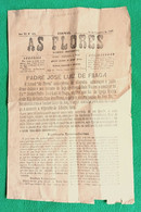 Ilha Das  Flores - Jornal "As Flores" Nº 576 De 30 De Novembro De 1940 - Católica-Açores - Portugal - General Issues