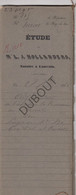 Leuven/Herent - Notarisakte - 1866 (V1843) - Manuskripte