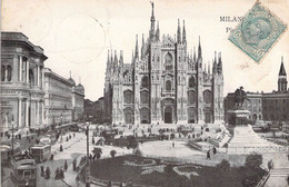 CPA Italie - Milano - Piazza Del Duomo - Milano (Milan)