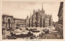 CPA Italie - Milano - Piazza Del Duomo - Milano (Milan)