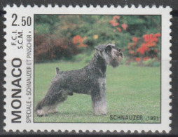 Année 1991 - N° 1760 - Exposition Canine De Monte-Carlo : Schnauzer - Neufs