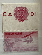 SAN MARINO - POSTA AEREA L. 1000  CON B.D.F. - USATO - Usati