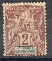 Sainte-Marie De Madagascar  Timbre-Poste N°2* Neuf Charnière TB Cote : 3.00€ - Ungebraucht