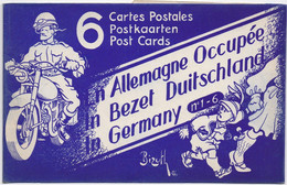 Komplete Reeks Van "BIZUTH" In Bezet Duitschland - In Germany - En Allemagne Occupée - Humour - Militaire - Guerra 1939-45