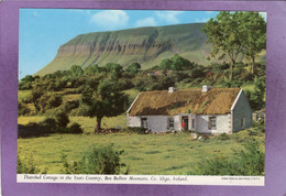 Thatched Cottage In The Yeats Country Ben Bulben Mountain   Co.Sligo  Ireland - Sligo