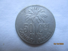 Congo Belge 50 Centimes 1925 - 1910-1934: Alberto I