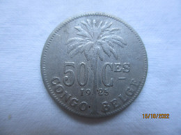 Congo Belge 50 Centimes 1925 - 1910-1934: Albert I