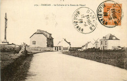 Damgan * La Route De Pénerf Et Le Calvaire * Moulin à Vent Molen - Damgan