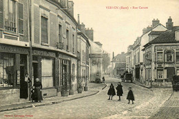 Vernon * Rue Carnot * Comptoir De Paris * Café Restaurant * Bonneterie * Commerces Magasins * Villageois - Vernon