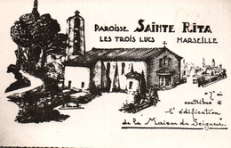 13 / MARSEILLE / LES TROIS LUCS / PAROISSE SAINTE RITA - Saint Barnabé, Saint Julien, Montolivet