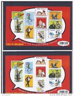 Belgie - Belgique BL201  KUIFJE - TINTIN - NERO - GASTON - LUCKY-LUKE - BLAKE EN MORTIMER Etc....+ Ongetand - Philabédés (comics)