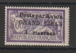 Grand Liban 1924 PA 2d (3 éloigné Du P) , 1 Val * Charnière MH - Aéreo