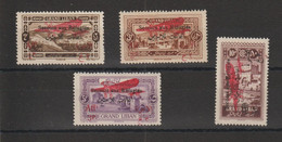 Grand Liban 1926 PA 17-20, 4 Val * Charnière MH - Aéreo