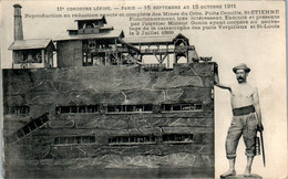 Paris 11 ème Concours Lépine 15 Septembre Au 15 Octobre 1911 Reproduction En Réduction ... Mines Du Cros Maquette Model - Andere & Zonder Classificatie