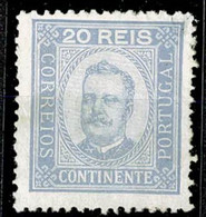 Portugal, 1892/3, # 75 Dent. 12 1/2, Canto Adelgaçado, MH - Nuevos