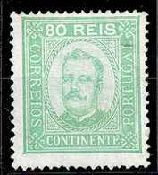 Portugal, 1892/3, # 76a Dent. 13 1/2, MH - Unused Stamps