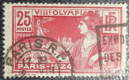 N°184 Jeux Olympiques De Paris 1924. Cachet De Paris R.P. (départ) - Oblitérés