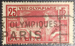 N°184 Jeux Olympiques De Paris 1924. Cachet Des J.O. De Paris - Oblitérés