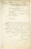 Französische Rheinarmee 1800 General Laroche Dubouscat (1800) Koblenz Graf Solms Laubach Wetterau Schutzbrief - Documents Historiques