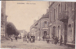 Cpa-56- Cleguerec -animée- Hotel Des Postes -edi Laurent Nel - Cleguerec