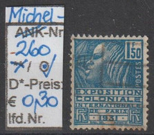 1930 - FRANKREICH - SM "Internat. Kolonialausstellung, Paris" 1,50 Fr Blau - O Gestempelt  - S.Scan (fr 260o) - Oblitérés