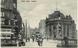 ()Angleterre - Yorkshire - Leeds - Boar Lane - Lot De 2 Cartes Postales - Voir Scan - Leeds