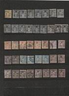 FRANCE. Lot 138. Ensemble 41 Timbres Type Sage (par Multiples) Oblitérés N° 82, 83, 85, 89, 90, 97. Voir Le Scan - Vrac (max 999 Timbres)