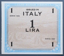 1 Lira AM Lire Non Emesso Non Stampato FDS R5 Rarissimo - 2. WK - Alliierte Besatzung