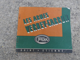 Catalogue Verney Carron Armes De Tir Pistolet Et Armes De Chasse 1952 - Armes Neutralisées