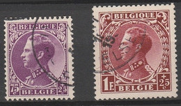 Belgie  .   OBP   .    391 + 393     .    O   .    Gestempeld  .  /  .  Oblitéré - Usati