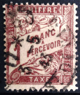 FRANCE                        TAXE  25                        OBLITERE - 1859-1959 Usati