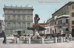 CPA ITALIA - ROMA - Fontana Del Tritone - Andere & Zonder Classificatie
