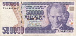 BILLETE DE TURQUIA DE 500000 LIRASI DEL AÑO 1970  (BANKNOTE) - Turquie