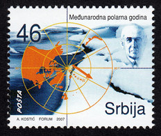 Serbia 2007 International Polar Year Milutin Milankovic Astrophysicien Arctic MNH - Autres & Non Classés