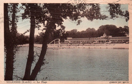 14467 VILLENNES  LA PLAGE     (Recto-verso) 78 - Villennes-sur-Seine