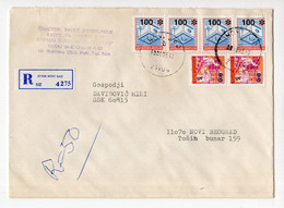 1993. YUGOSLAVIA,SERBIA,NOVI SAD,CHESS ASSOCIATION COVER TO BELGRADE,REGISTERED - Brieven En Documenten